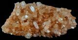 Giant Tangerine Quartz Crystal Cluster - Madagascar #58763-1